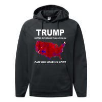 Trump Better Coverage Politics Performance Fleece Hoodie