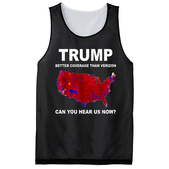 Trump Better Coverage Politics Mesh Reversible Basketball Jersey Tank