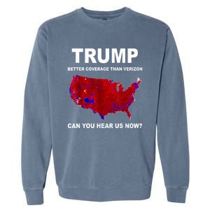 Trump Better Coverage Politics Garment-Dyed Sweatshirt