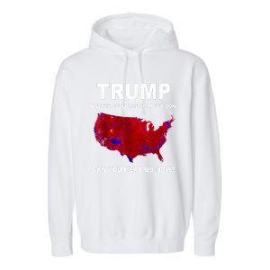 Trump Better Coverage Politics Garment-Dyed Fleece Hoodie