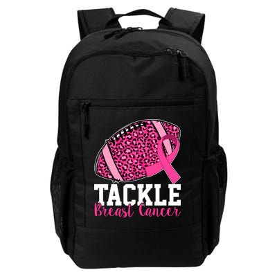 Tackle Breast Cancer Football Ribbon Awareness Backpack