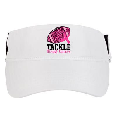 Tackle Breast Cancer Football Ribbon Awareness Adult Drive Performance Visor