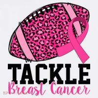Tackle Breast Cancer Football Ribbon Awareness Premium T-Shirt