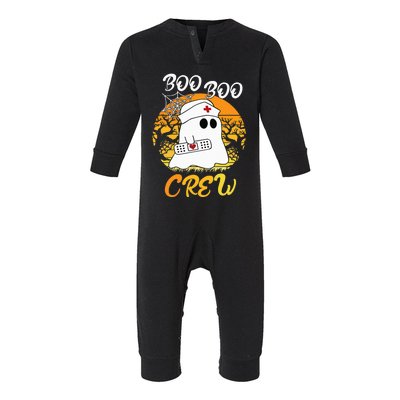 The Boo Crew Halloween Ghost The Boo Crew Nurse Infant Fleece One Piece