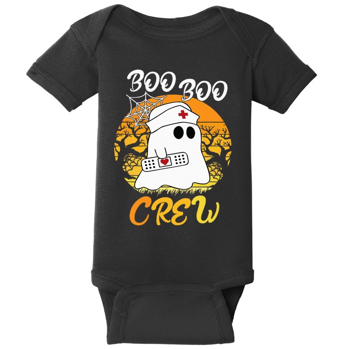 The Boo Crew Halloween Ghost The Boo Crew Nurse Baby Bodysuit