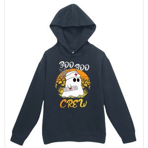 The Boo Crew Halloween Ghost The Boo Crew Nurse Urban Pullover Hoodie