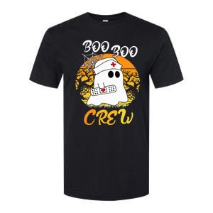 The Boo Crew Halloween Ghost The Boo Crew Nurse Softstyle CVC T-Shirt