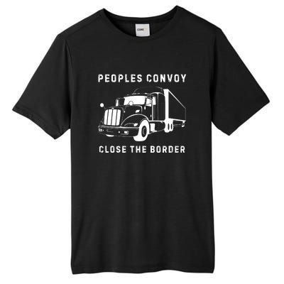 Texas Border Crisis Peoples Convoy Tall Fusion ChromaSoft Performance T-Shirt