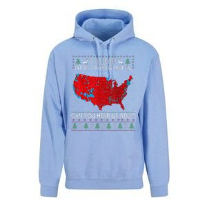 Trump Better Coverage Than 5g. Can Your Hear Us Now On Back Unisex Surf Hoodie