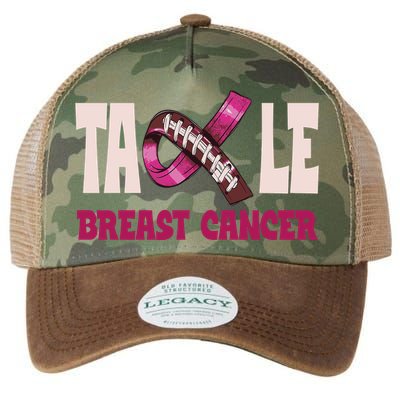 Tackle Breast Cancer Awareness Football Legacy Tie Dye Trucker Hat