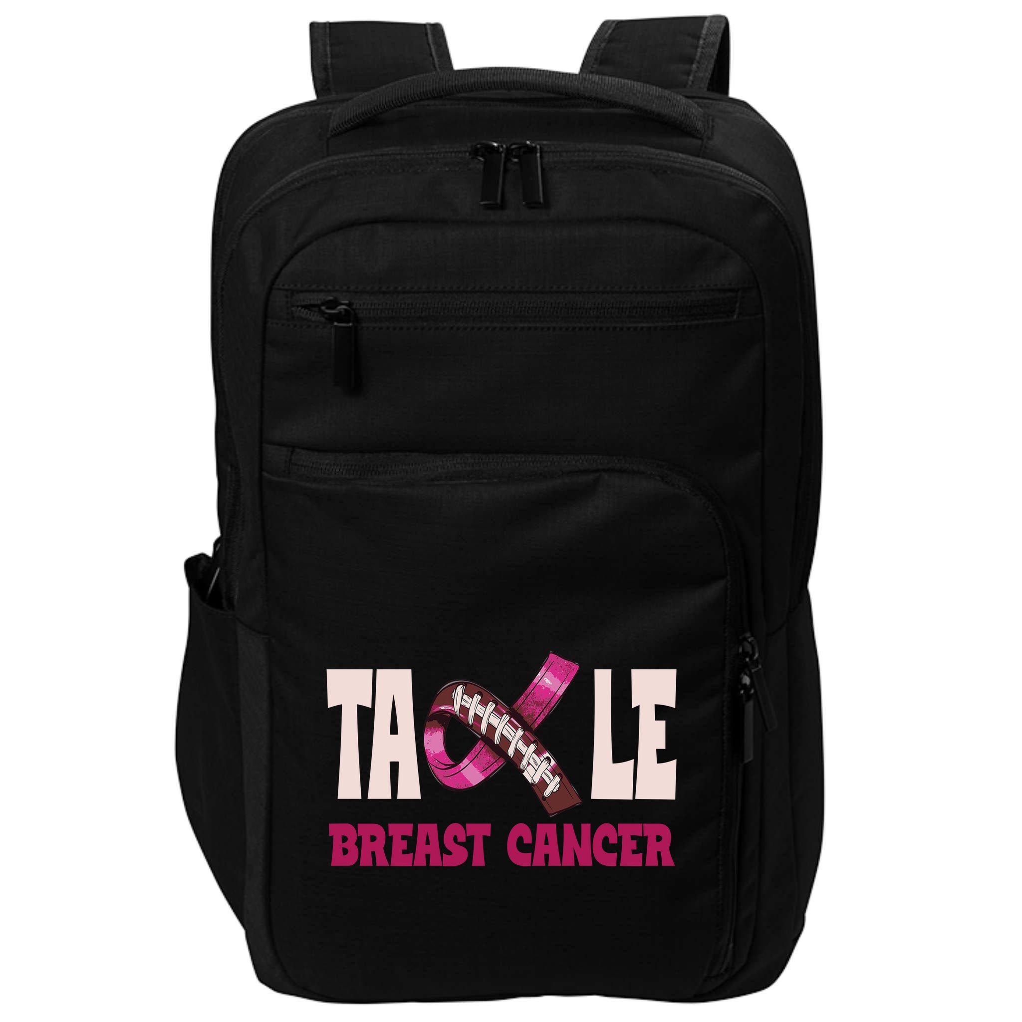Tackle Breast Cancer Awareness Football Impact Tech Backpack
