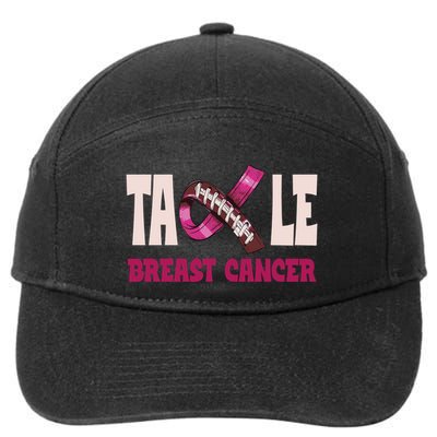 Tackle Breast Cancer Awareness Football 7-Panel Snapback Hat