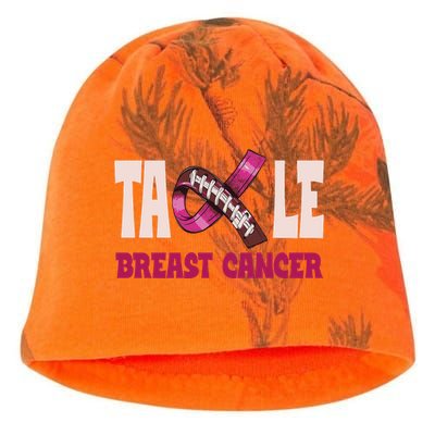 Tackle Breast Cancer Awareness Football Kati - Camo Knit Beanie