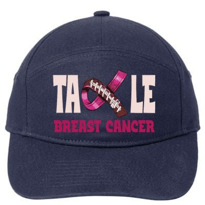 Tackle Breast Cancer Awareness Football 7-Panel Snapback Hat