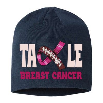 Tackle Breast Cancer Awareness Football Sustainable Beanie