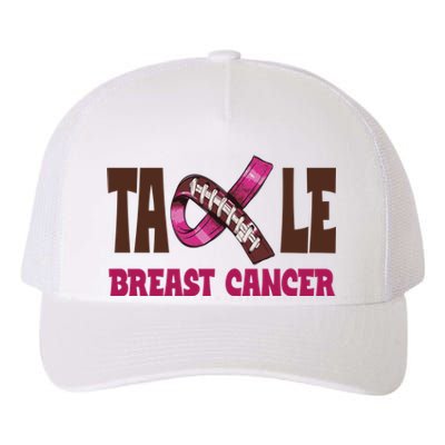 Tackle Breast Cancer Awareness Football Yupoong Adult 5-Panel Trucker Hat