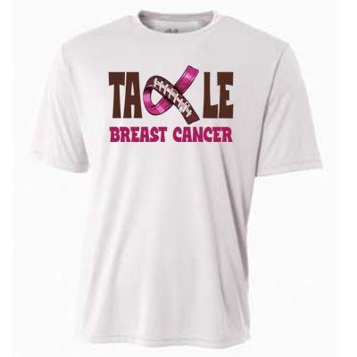 Tackle Breast Cancer Awareness Football Cooling Performance Crew T-Shirt