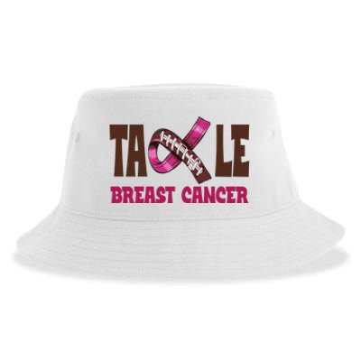 Tackle Breast Cancer Awareness Football Sustainable Bucket Hat