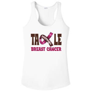 Tackle Breast Cancer Awareness Football Ladies PosiCharge Competitor Racerback Tank