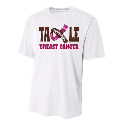 Tackle Breast Cancer Awareness Football Performance Sprint T-Shirt