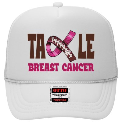 Tackle Breast Cancer Awareness Football Trucker Hat