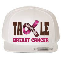 Tackle Breast Cancer Awareness Football Wool Snapback Cap