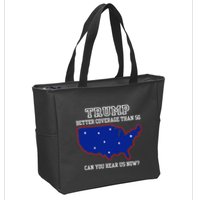 Trump Better Coverage Than 5g Can You Hear Us Now Zip Tote Bag