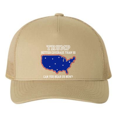 Trump Better Coverage Than 5g Can You Hear Us Now Yupoong Adult 5-Panel Trucker Hat
