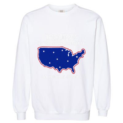 Trump Better Coverage Than 5g Can You Hear Us Now Garment-Dyed Sweatshirt
