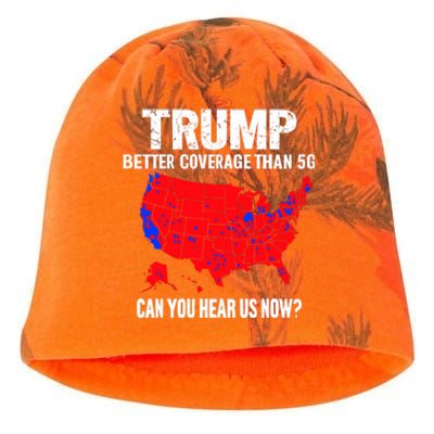 Trump Better Coverage Than 5g Can You Hear Us Now Trump Won Kati - Camo Knit Beanie