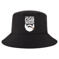 The Best Cigar Smokers Have Beards Cigar Bearded Dad Cool Comfort Performance Bucket Hat