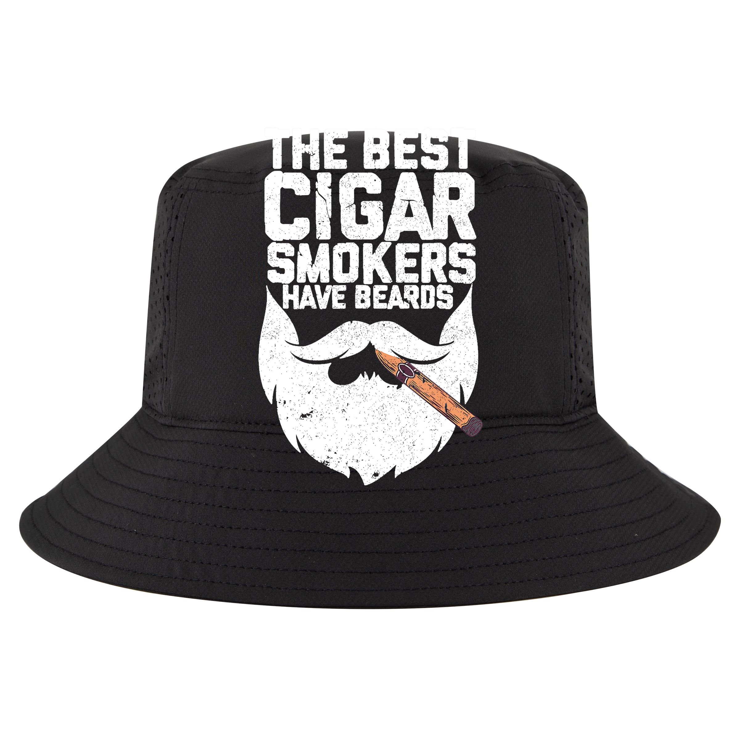 The Best Cigar Smokers Have Beards Cigar Bearded Dad T-Shirt