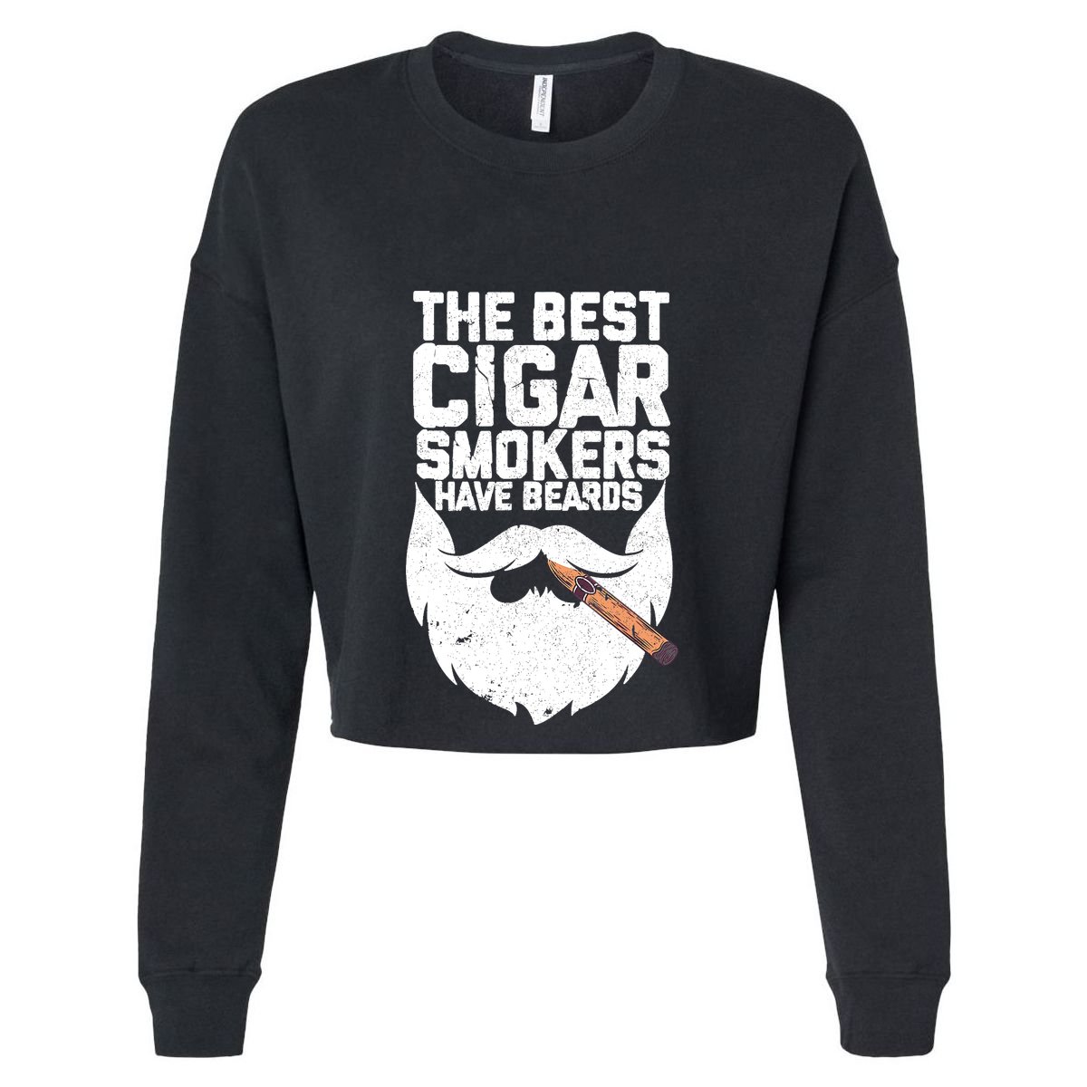 The Best Cigar Smokers Have Beards Cigar Bearded Dad Flat Bill Trucker Hat