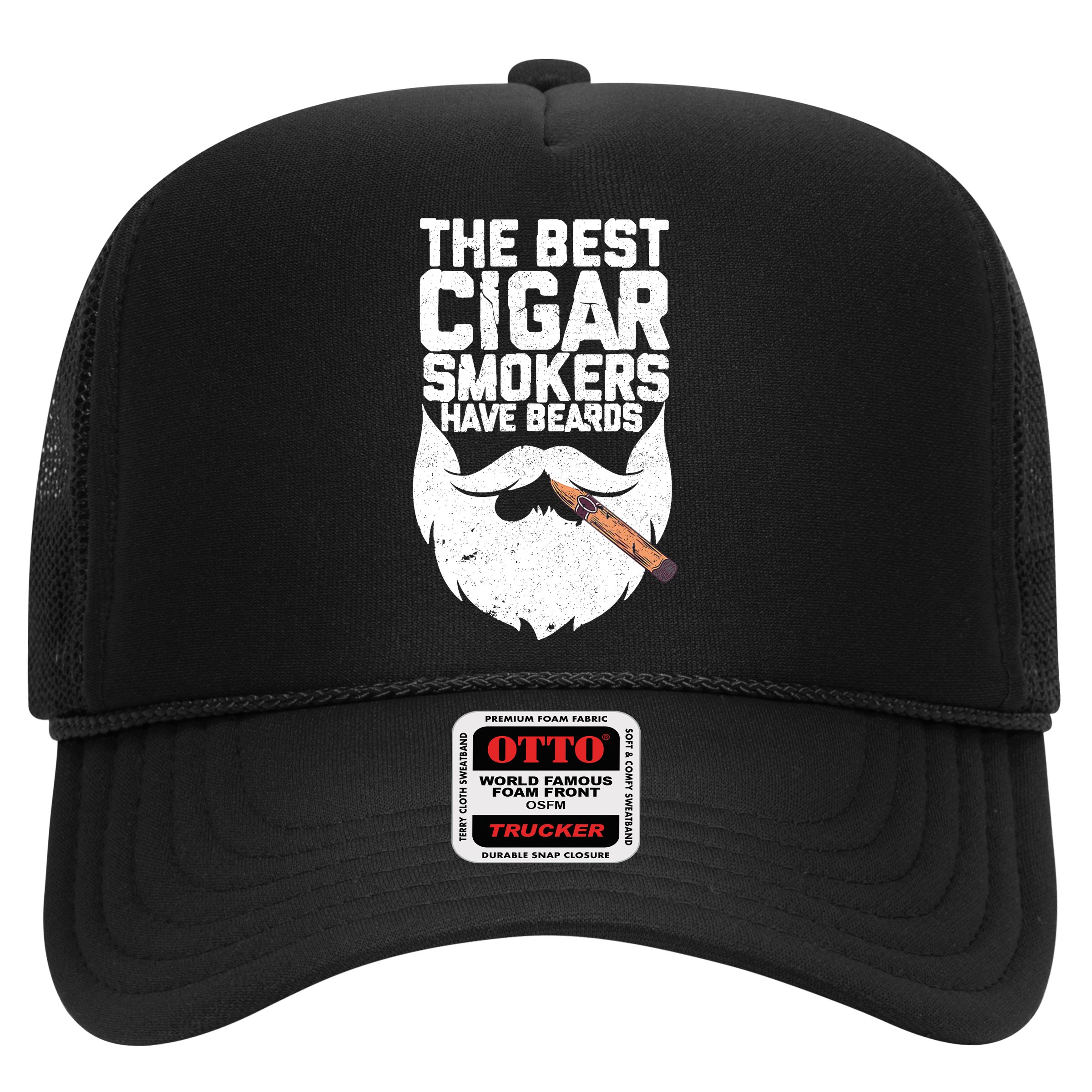 The Best Cigar Smokers Have Beards Cigar Bearded Dad Hat