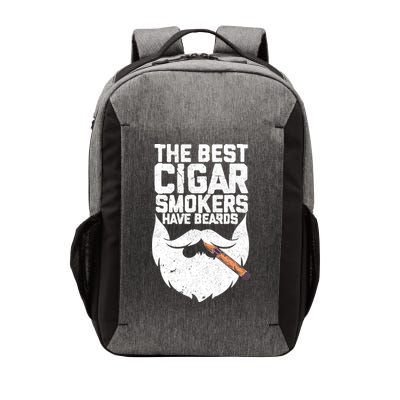 The Best Cigar Smokers Have Beards Cigar Bearded Dad Vector Backpack