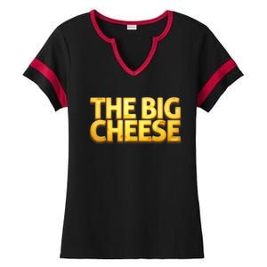 The Big Cheese Funny Birthday For Vegan Fiend Ladies Halftime Notch Neck Tee