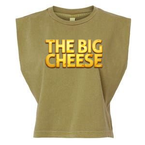 The Big Cheese Funny Birthday For Vegan Fiend Garment-Dyed Women's Muscle Tee