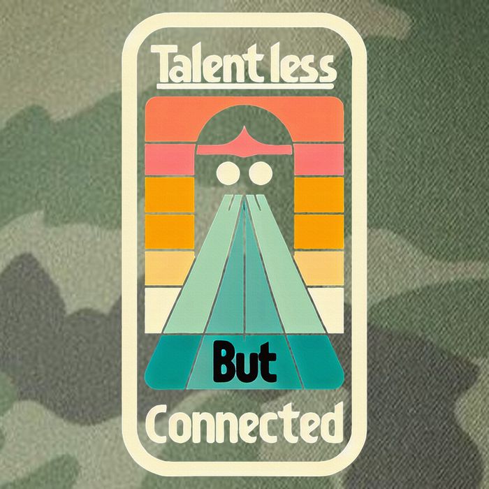 Talentless But Connected Legacy Tie Dye Trucker Hat