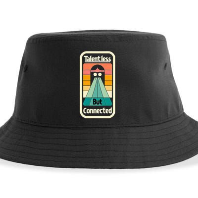 Talentless But Connected Sustainable Bucket Hat