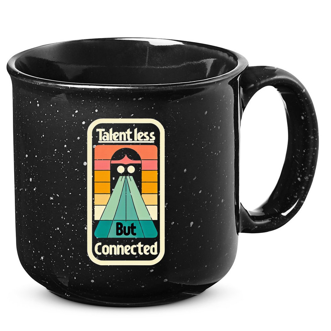 Talentless But Connected 15oz Campfire Ceramic Mug