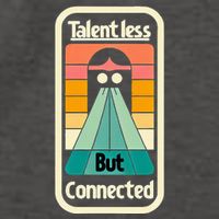 Talentless But Connected Vector Backpack