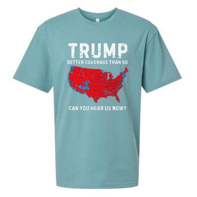 Trump Better Coverage Than 5g Can You Hear Us Now Pro Trump Sueded Cloud Jersey T-Shirt