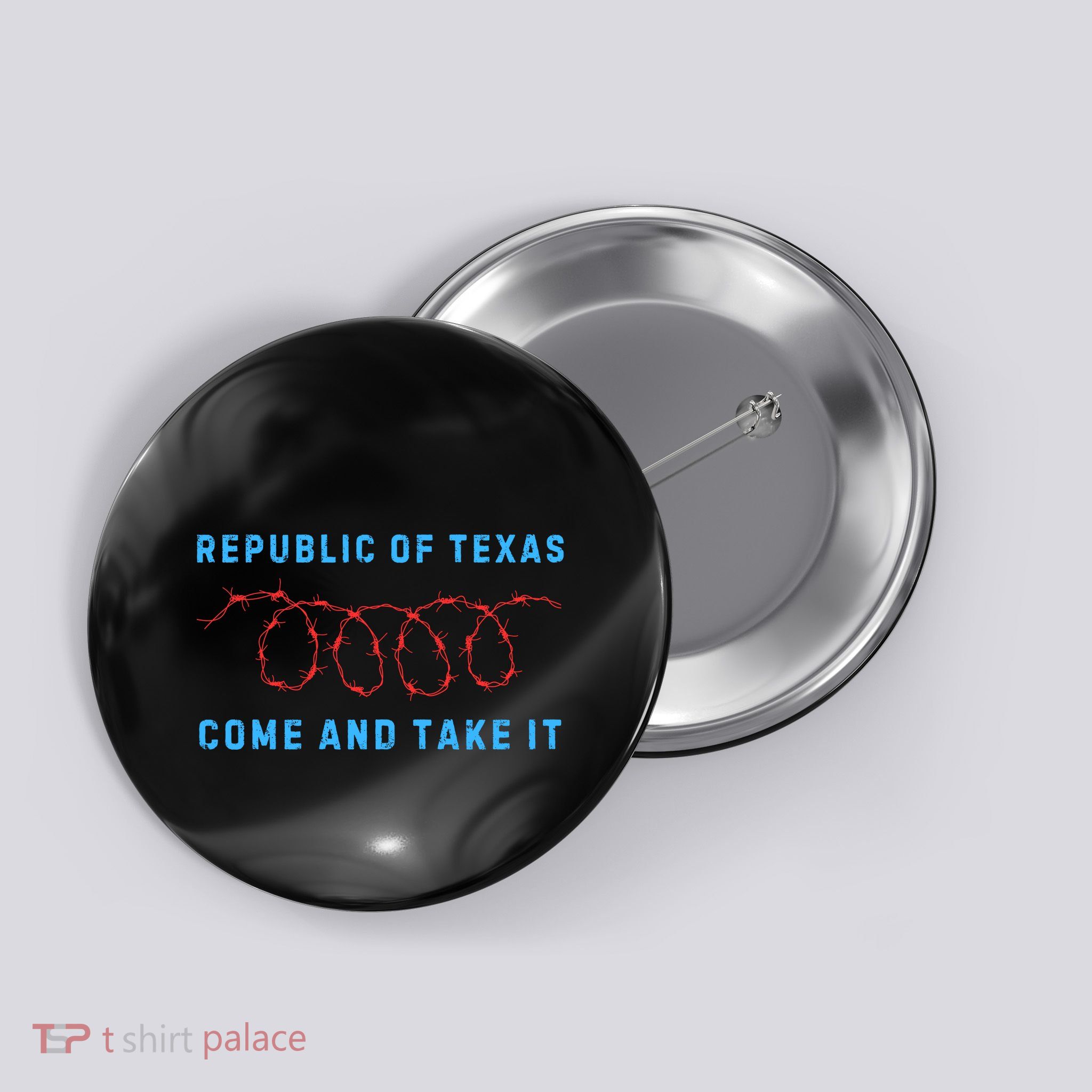 Texas Border Crisis Peoples Convoy Button