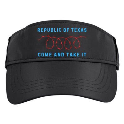 Texas Border Crisis Peoples Convoy Adult Drive Performance Visor