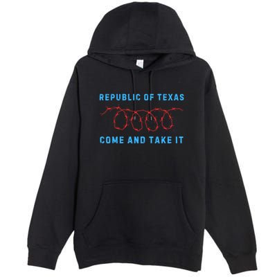 Texas Border Crisis Peoples Convoy Premium Pullover Hoodie