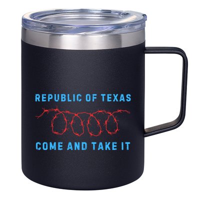 Texas Border Crisis Peoples Convoy 12oz Stainless Steel Coffee Mug