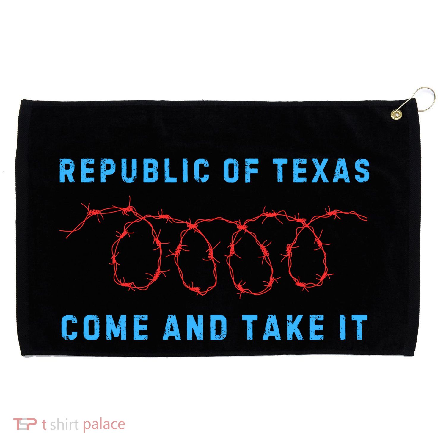 Texas Border Crisis Peoples Convoy Grommeted Golf Towel