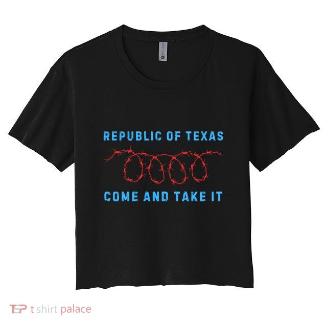 Texas Border Crisis Peoples Convoy Crop Top