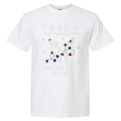 Trump Better Coverage Than 5g Wave Column Funny Christmas Garment-Dyed Heavyweight T-Shirt