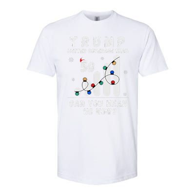 Trump Better Coverage Than 5g Wave Column Funny Christmas Softstyle CVC T-Shirt